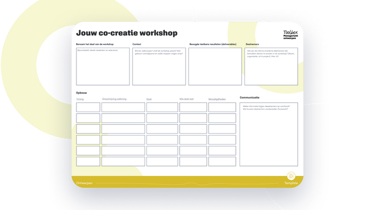 Hoe organiseer je een co-creatie?