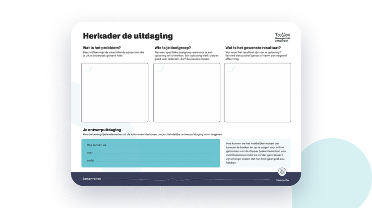 Herkader de uitdaging