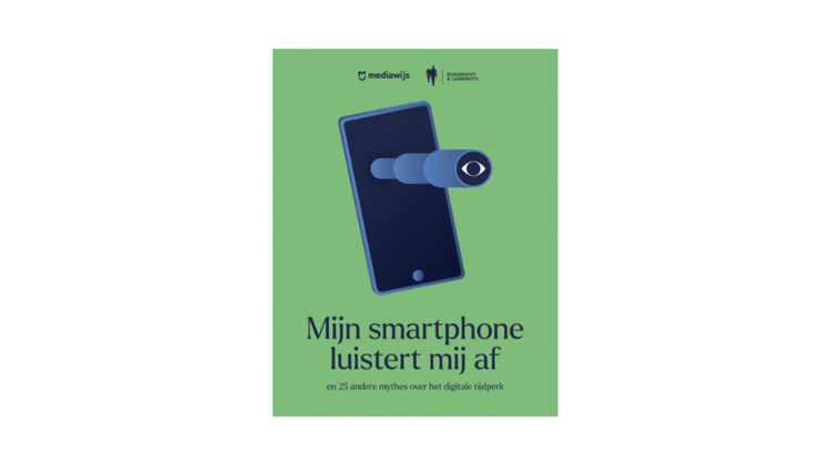 Cover boek mijn smartphone luistert me af