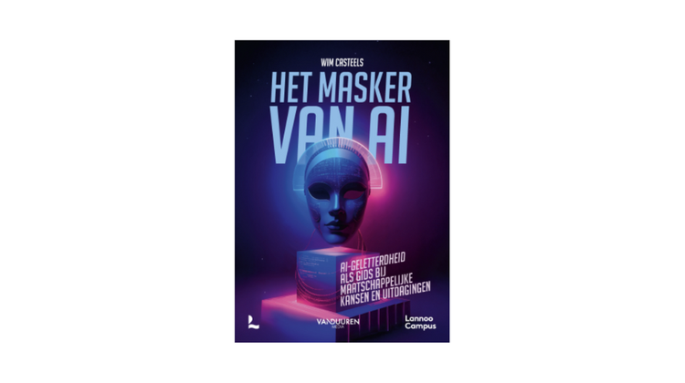Cover boek het masker van AI