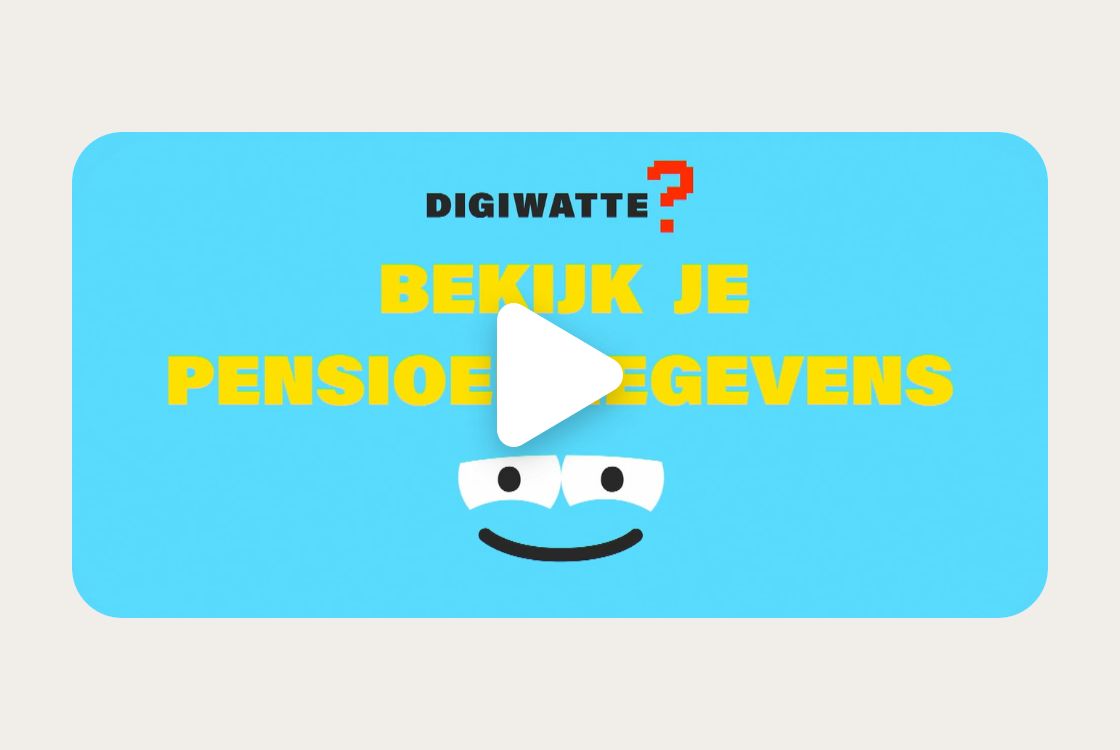 Bekijk je pensioengegevens