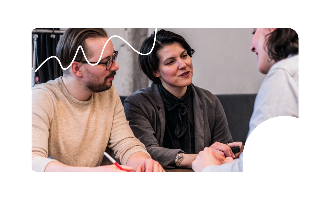 Foto van diepte-interview