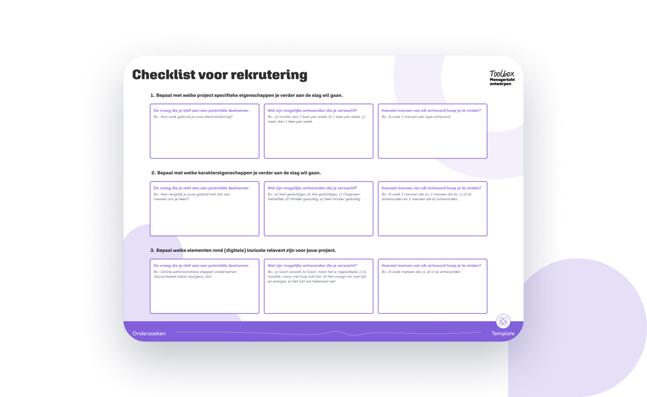 Voorbeeld template