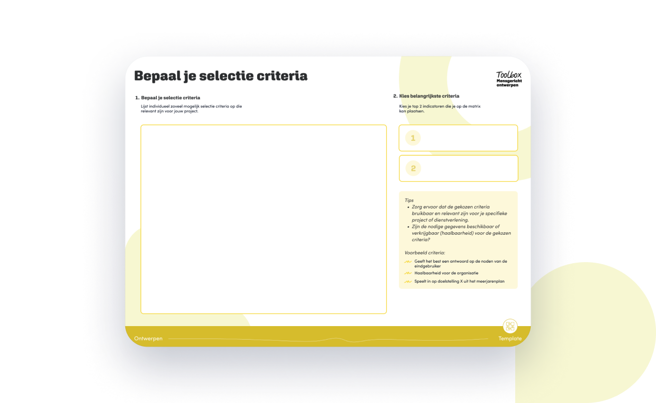 Voorbeeld template