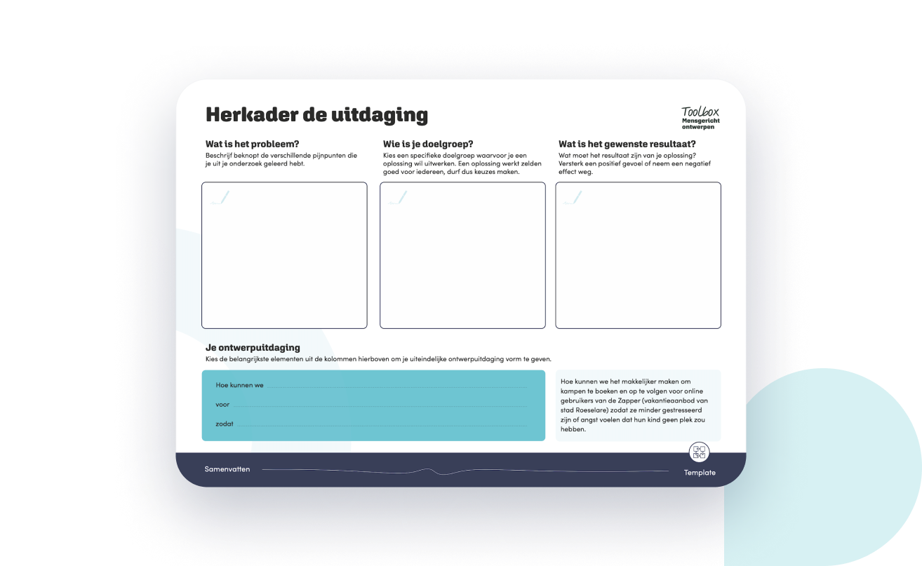 Voorbeeld template