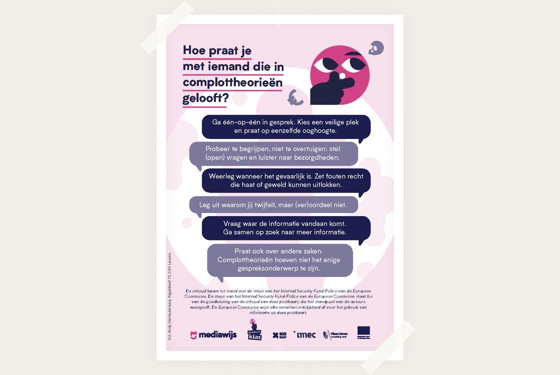 Hoe praat je met iemand die in complottheorieën gelooft?