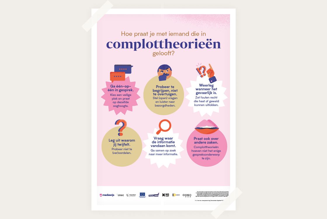 Hoe praat je met iemand die in complottheorieën gelooft?