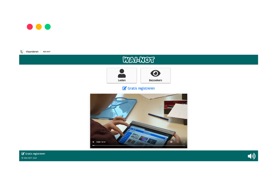 WAI NOT preview website
