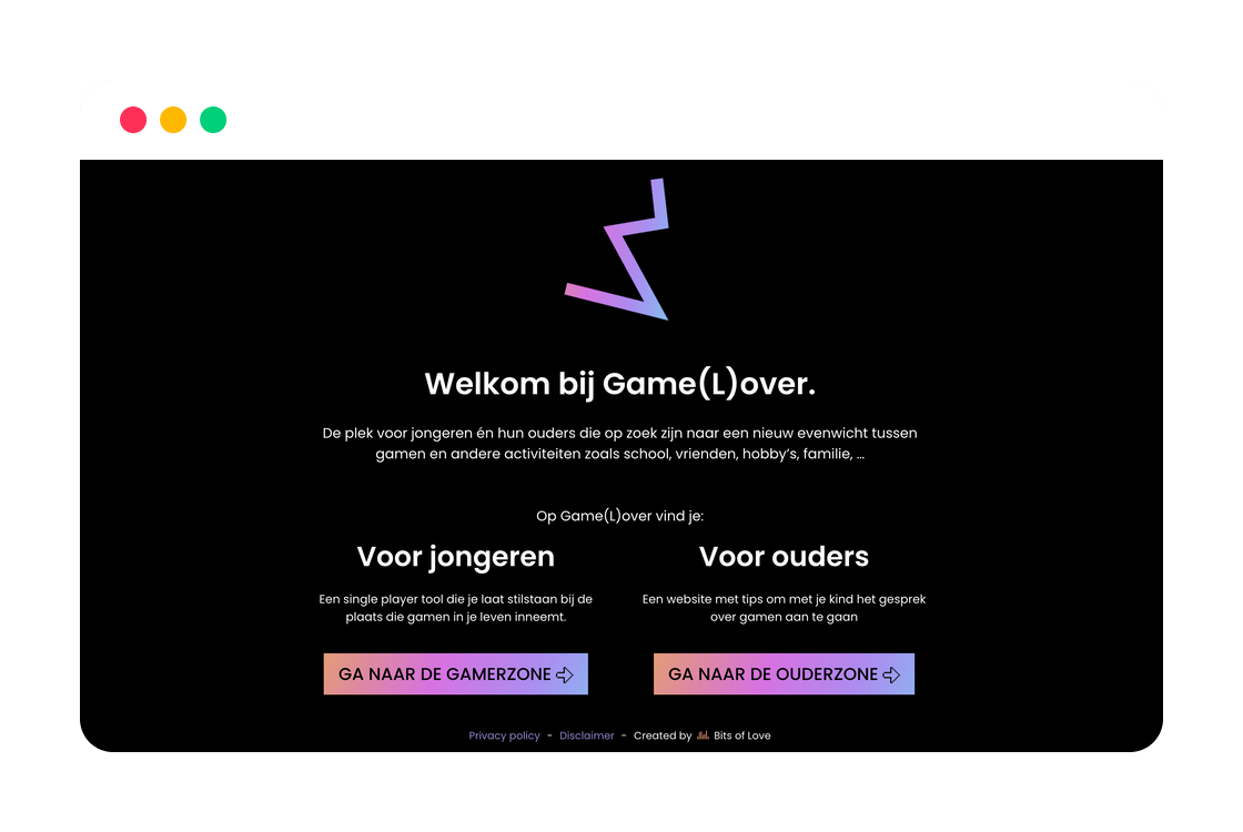 Visual website gamelover