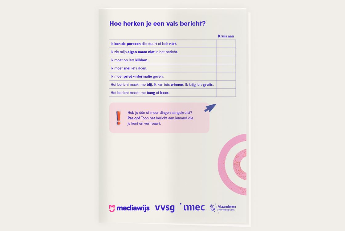 Hoe herken je een vals bericht?