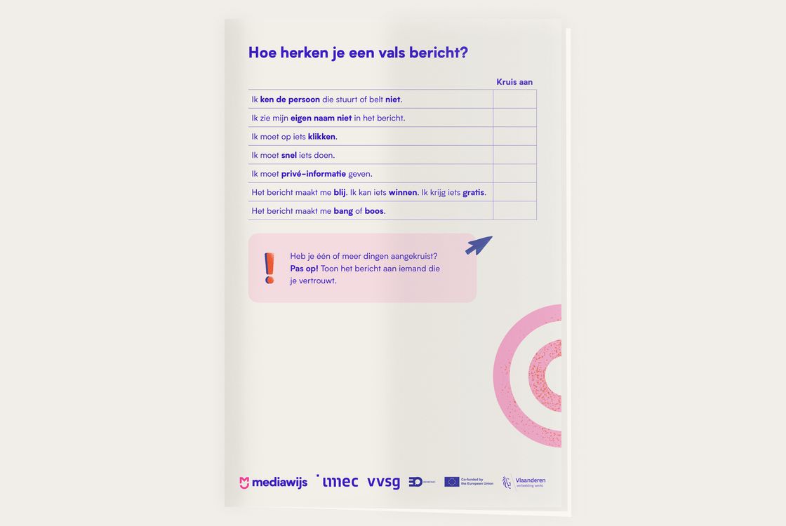 Hoe herken je een vals bericht?